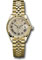 Rolex Datejust Lady 28 Yellow Gold - Fluted Bezel - Jubilee Bracelet Style No: 279178 dprj