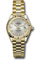Rolex Datejust Lady 28 Yellow Gold - Fluted Bezel - President Bracelet Style No: 279178 sdp