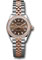Rolex Datejust Lady 28 Steel and Everose Gold - Diamond Bezel - Jubilee Style No: 279381RBR choij