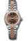 Rolex Datejust Lady 28 Steel and Everose Gold - Diamond Bezel - Jubilee Style No: 279381RBR chorj