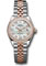 Rolex Datejust Lady 28 Steel and Everose Gold - Diamond Bezel - Jubilee Style No: 279381RBR mdj