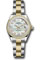Rolex Datejust Lady 28 Steel and Yellow Gold - Diamond Bezel - Oyster Style No: 279383RBR mdo