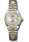 Rolex Datejust Lady 28 Steel and Yellow Gold - Diamond Bezel - Jubilee Style No: 279383RBR sdj