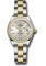 Rolex Datejust Lady 28 Steel and Yellow Gold - Diamond Bezel - Oyster Style No: 279383RBR sdo
