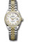 Rolex Datejust Lady 28 Steel and Yellow Gold - Diamond Bezel - Jubilee Style No: 279383RBR wrj