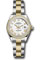 Rolex Datejust Lady 28 Steel and Yellow Gold - Diamond Bezel - Oyster Style No: 279383RBR wro