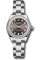 Rolex Datejust Lady 28 Stainless Steel - Diamond Bezel - Oyster Style No: 279384RBR dgdo