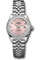 Rolex Datejust Lady 28 Stainless Steel - Diamond Bezel - Jubilee Style No: 279384RBR pdj