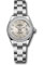 Rolex Datejust Lady 28 Stainless Steel - Diamond Bezel - Oyster Style No: 279384RBR sro