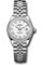 Rolex Datejust Lady 28 Stainless Steel - Diamond Bezel - Jubilee Style No: 279384RBR wrj